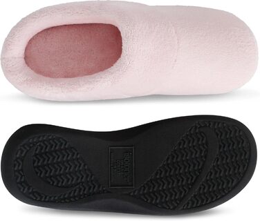 Isotoner жіночі капці-слайдери з піною пам'яті, модель Classic Hoodback W, колір Peony, розмір 37-38 (US 7.5-8 M)