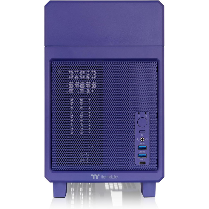 Корпус Thermaltake Mini-ITX TR100 Future Dusk: 18.4л, Dual-Chamber, PCIe 4.0, підтримка AIO 280мм, тихий Airflow