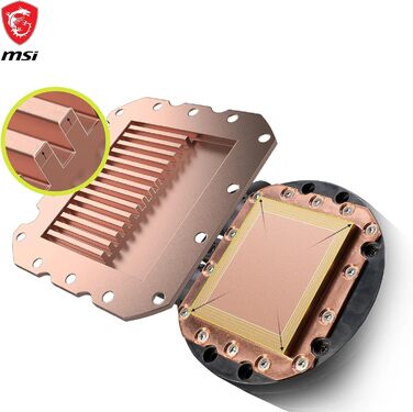 MSI MAG CoreLiquid E240 - Смарт-система водяного охолодження CPU, чорний, сумісна з AMD та Intel