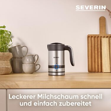 Електричний спінювач молока Severin SM 3584, 200 мл, з антипригарним покриттям, з нержавіючої сталі