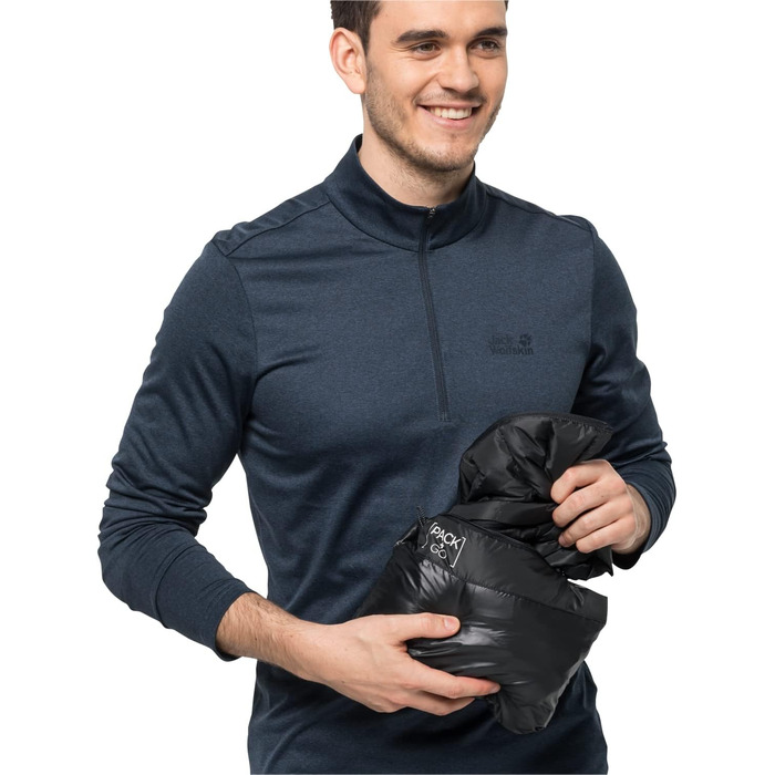 Жилет чоловічий Jack Wolfskin Pack & Go Weste L чорний