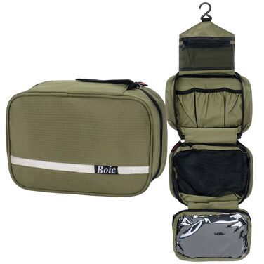 Сумка-органайзер для косметики та туалетних аксесуарів Caping Oxford (зелена, велика)