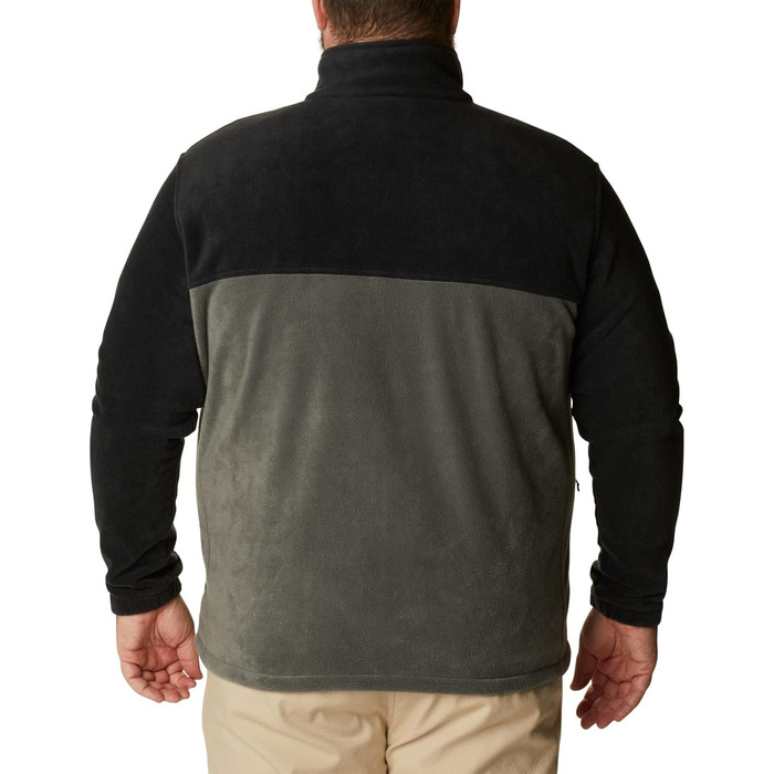 Чоловіча флісова куртка Columbia Steens Mountain Full Zip 2.0 на блискавці, чорна/сіра, розмір M