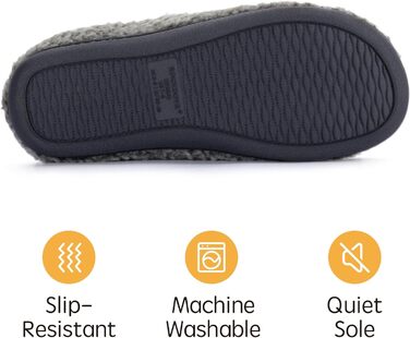 Жіночі тапочки-клоги RockDove з штучного хутра Sherpa, сірий світлий, 42/43 EU