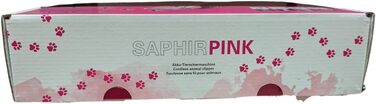 Набір для стрижки собак EHASO HEINIGER Profi Saphir: акумуляторна машинка, насадки, миска (рожевий)