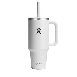 Термостакан Hydro Flask Travel Tumbler 1.2 л з трубою, нержавіюча сталь, вакуумна ізоляція, White