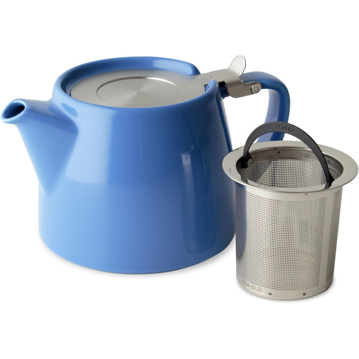 Teapot, 510 ml, white (Blue)