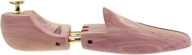 Sneakerprofi Shoe Stretcher made of Cedarwood, Genuine Wood for Women and Men with Double Spring, Optimal Fit and Ventilation, 1 Pair