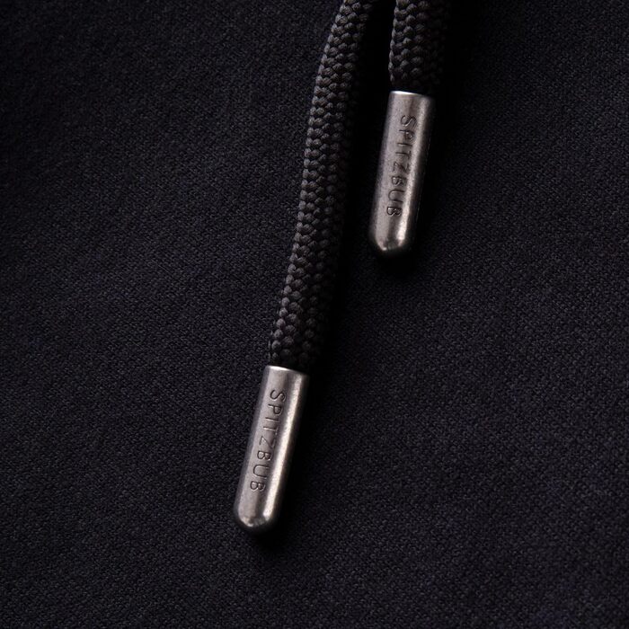 Чоловічий худі Spitzbub з капюшоном, чорний, розмір XL. Стильний дизайн, капюшонний пуловер