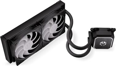 Система водяного охолодження Endorfy Navis F240 ARGB – 240мм радіатор, PWM-насос, 2 вентилятори Fluctus 140 PWM ARGB, сумісна з Intel LGA 1700/1200/115x та AMD AM5/AM4