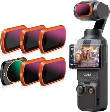 Набір фільтрів ND для DJI Osmo Pocket 3 Creator Combo (CPL, UV, VND), MINGVEN