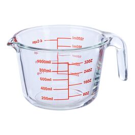 Relaxdays 1-Liter Glass Measuring Cup