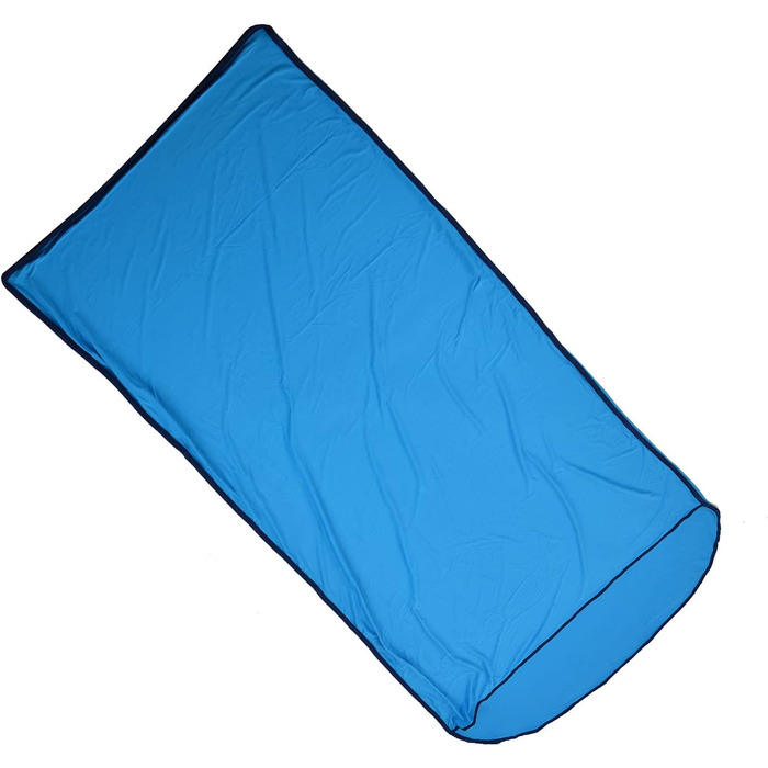Qukai Elastic Sleeping Bag Liner Ultralight Sleeping Bag Liner Multifunctional Elastic Travel Sheet for Outdoor Camping Compact Design Blue