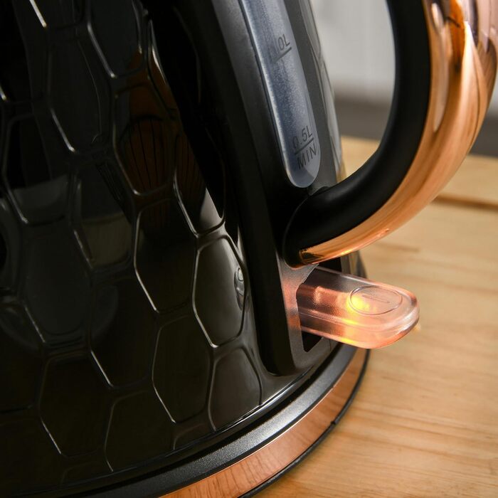 Набір чайник та тостер HOMCOM, 1.7л, 2200W, автоматичне вимкнення, 7 рівнів підсмажування, крихтозбірник, термостат, чорний