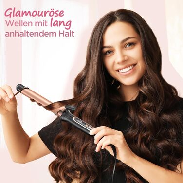 Локкенстаб BESTOPE MIX 25 мм: великі локони, швидкий нагрів, точне регулювання температури, рукавичка в комплекті