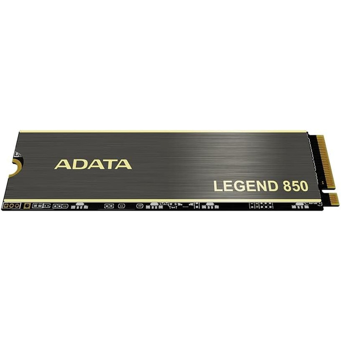 SSD ADATA Legend 710 M.2 PCIe Gen3x4 2TB NVMe 1.4, LDPC, AES-256, Чорний