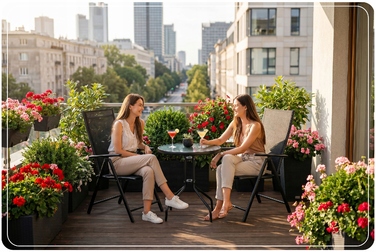 Садове крісло Sofotel, метал, чорне