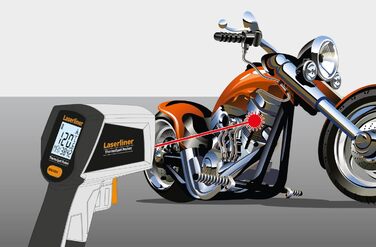Лазерний інфрачервоний термометр Laserliner ThermoSpot Pocket -38°C до 365°C, цифровий, з лазерною точкою, Auto-Hold, MAX-дисплей