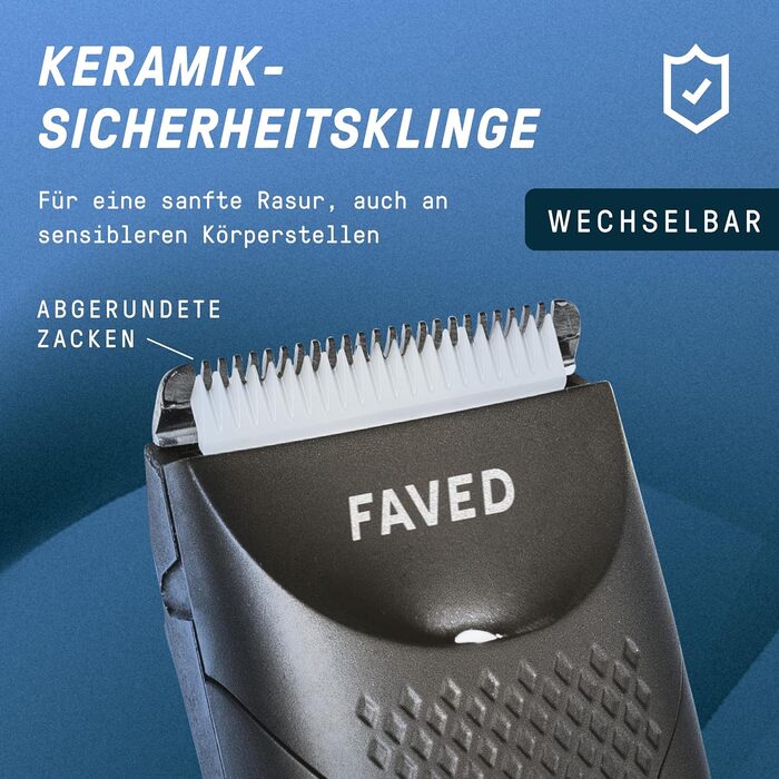 Триммер для тіла та інтимної зони Groomed Rooster – чоловічий, водонепроникний, з LED-підсвічуванням, 90 хв роботи, станція зарядки