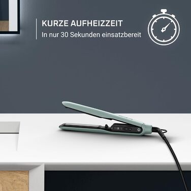 Випрямляч для волосся Rowenta Thermoglide SF5120E0 Titanium, 5 режимів (170-230°C), чорний/синій