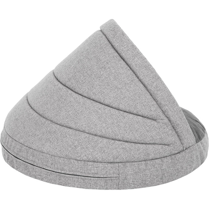 Dog cave dog bed dog sofa dog cushion dog house dog basket dog couch resting place pet bed dog lounger cushion, : 65 x 50 cm (R1, Grey)