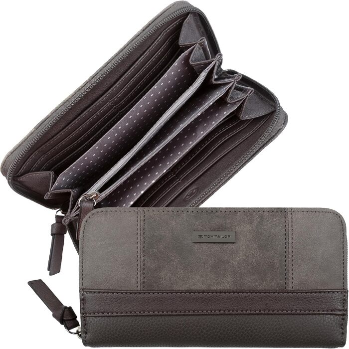TOM TAILOR Juna Women's Wallet, Zip-Around Wallet, Large
