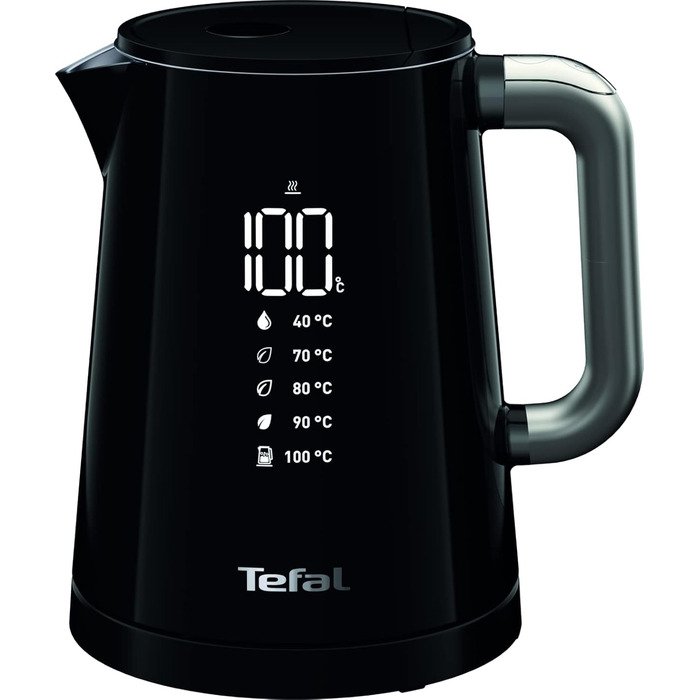 Електричний чайник Tefal Smart’n Light з регулятором температури та функцією підігріву, LED-дисплеєм, швидким нагріванням