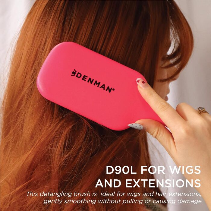 Щітка для волосся Denman D90L Tangle Tamer Ultra для довгих та густих волосся, рожева