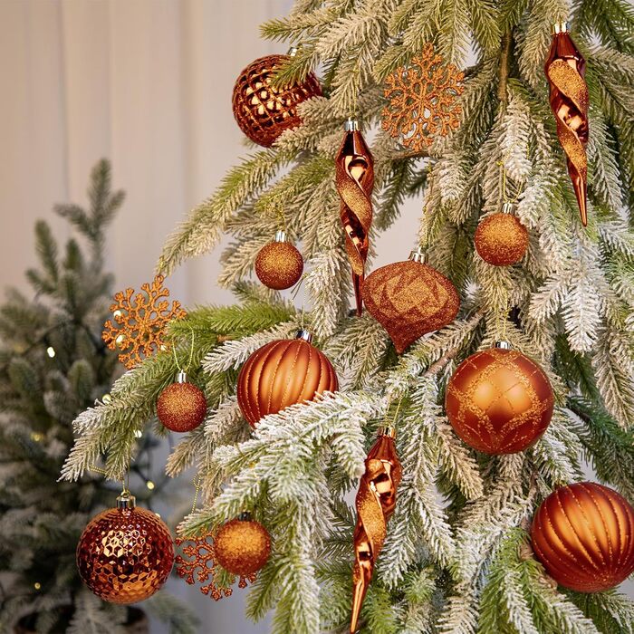 50 шт. прикрас для ялинки: сині ялинкові кулі, міцні, для ялинкової прикраси та різдвяного декору