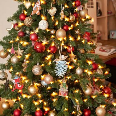 LED гірлянда 100 метрів, 800 LED, тепле світло для декору: Новий Рік, вечірка, сад, балкон. З таймером та пам'яттю