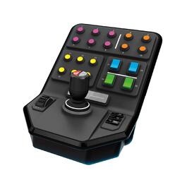 Набір для фермерських симуляторів Logitech G Saitek: кермо, панель керування, педалі газу та гальма, 900° оберт, 38+ кнопок, USB, PC/Mac, чорний