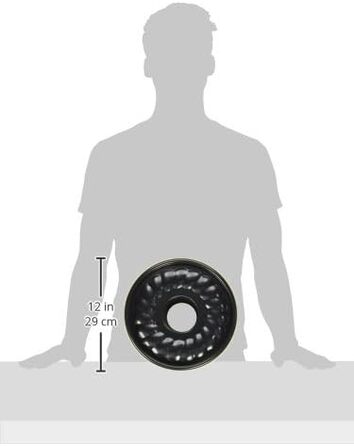 Форма для випічки Kaiser Inspiration Plus, 28 см, 2 дна, з плоскою та різьбленою поверхнею, антипригарне покриття, випічка торти