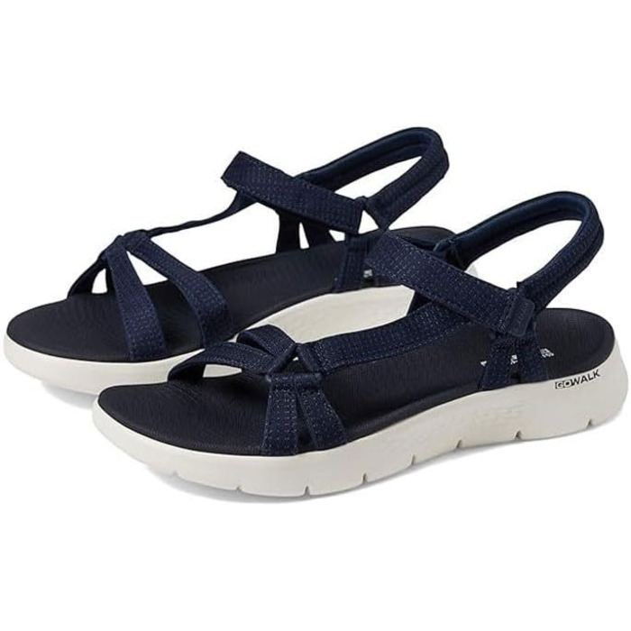 Сандалі жіночі Skechers Go Walk Flex (42 EU, широкі, блакитні) - зручне взуття для прогулянок