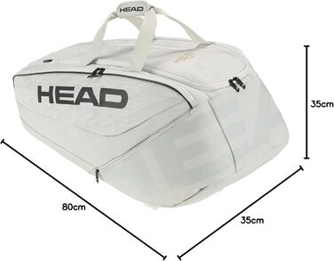 Сумка для тенісу HEAD Pro X XL (біло-чорна)