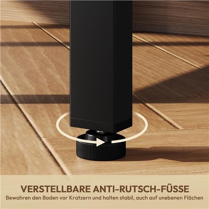 Письмовий стіл Yaheetech з 4 шухлядами, 2 полицями та USB-портами, чорний, 140x68x86.5 см