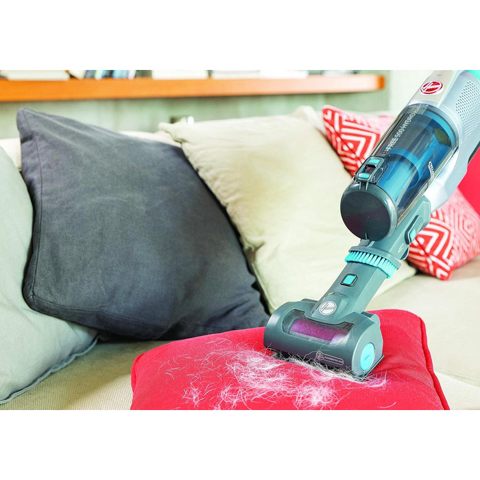 Бездротовий пилосос Hoover H-Free 500 Hydro Plus з функцією миття підлоги та світлом – 3-в-1: пилосос, мийка, ручний пристрій. 30 хв роботи, насадки для підлоги, кутів та меблів. 2 акумулятори.