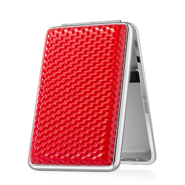 Чохол для сигарет з PU шкіри на 14 сигарет: чорний, срібний, червоний, синій - для чоловіків та жінок