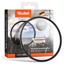 Захисний UV-фільтр Rollei Premium 77 мм для об'єктивів камери, багатошарове покриття, світлопропускання 99%
