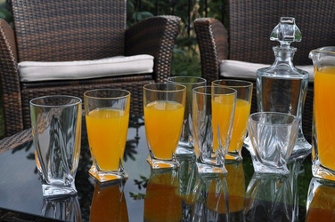 Набір склянок Crystal Bohemia QUADRO, 350 мл, 6 шт.