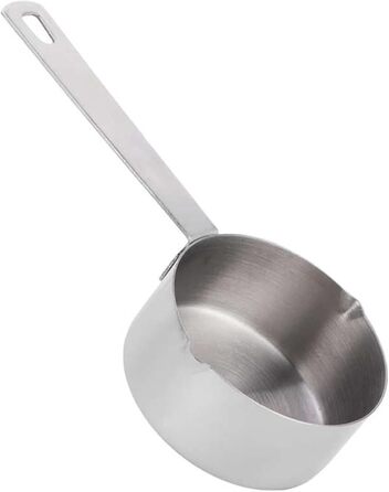 Stainless steel measuring spoon for baking, measuring cup, scoop with scale, kitchen supplies, tableware, utensils (measuring weight: 60 ml) (one color, 60 ml)