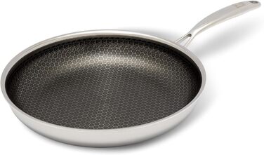 Сковорода HENSSELERS® 28 см - універсальна для всіх типів плит, антипригарне покриття, індукція, стійка до порізів та подряпин