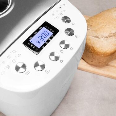 Хлібопекарня Cecotec Brotbackautomat Bread&Co 1500 PerfectCook: 850 Вт, 1,5 кг, 15 програм, таймер, миється, з рецептами