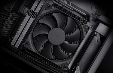 Noctua NH-L9a-AM4 chromax.black - низькопрофільний кулер для CPU AMD Ryzen, чорний