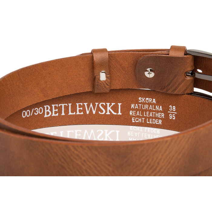 Рімень Betlewski коричневий — унісекс