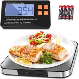 Цифрова кухонна вага, 1г/15кг, з LCD-дисплеєм, функція підрахунку та тарування, 7 одиниць вимірювання