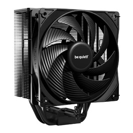 be quiet! Pure Rock 3 Black - повітряний кулер для ПК з високою продуктивністю, 4 теплові трубки HDT, вентилятор Pure Wings 3 120mm PWM, встановлена монтажна планка