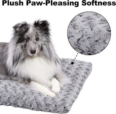 Кімната для домашніх тварин Midwest Homes for Pets QuietTime Deluxe Gray Ombra Swirl, XXS, 42 x 28 x 7 см, машинне прання, антиковзаюча основа