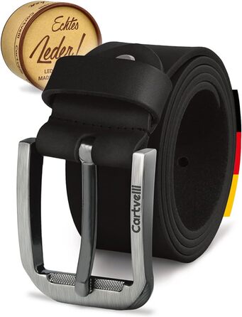 Чоловічий шкіряний ремінь преміум-класу з Німеччини з подарунковою коробкою - 40 мм, справжня шкіра, колір