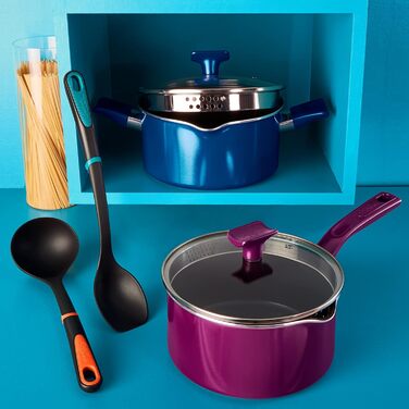 Tefal Chefclub Brat La Vista – Сковорода з антипригарним покриттям Titanium, індукційна, з термоіндикатором, зелена