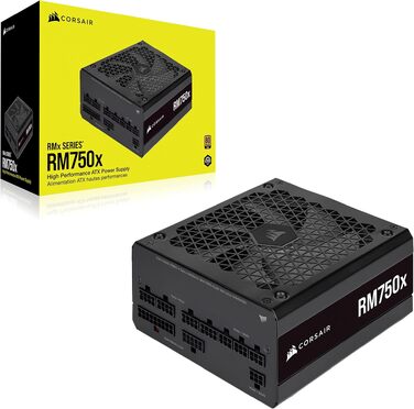 Блок живлення Corsair RM850x (2021) 850W, повністю модульний, низький рівень шуму, сертифікація 80 PLUS Gold, чорний